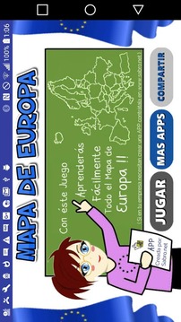 Juego del Mapa de Europa游戲截圖4