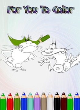 How To Color Oggy-Cockroaches游戲截圖3