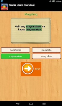 Tagalog Idioms (Proverbs game)游戏截图2