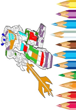 Coloring Book For Voltron游戲截圖1