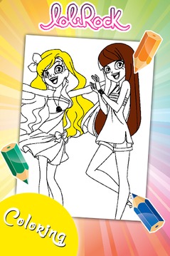 Loli Rock Coloring Game游戲截圖4