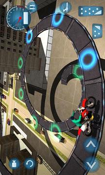 City Rooftop Bike Stunt Rider游戲截圖2