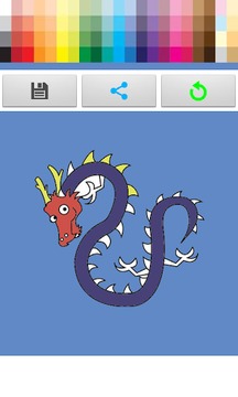 Coloring Dragon Book游戲截圖3