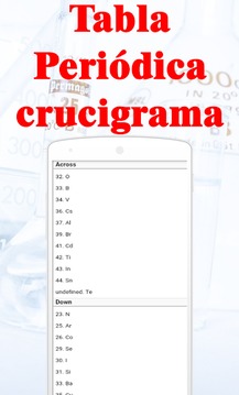 Tabla Periódica Crucigrama游戲截圖3