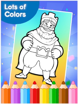 How to color Clash Royale游戲截圖1