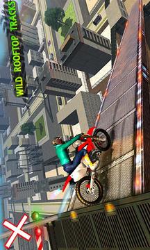 City Rooftop Bike Stunt Rider游戲截圖1