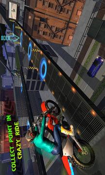 City Rooftop Bike Stunt Rider游戲截圖3