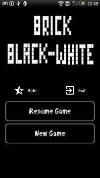 Brick Classic - Black & White游戲截圖1