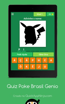Quiz Poke Brasil Genio游戲截圖5