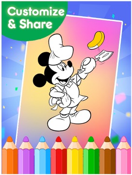 How to color Mickey mouse游戲截圖3