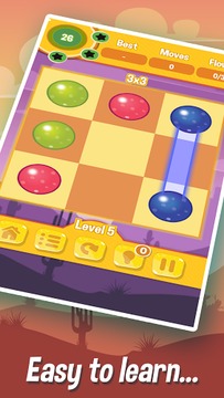 Connect Pipes: Match Dots Free游戲截圖1