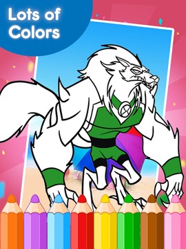 Coloring ultimate ban 10 alien游戲截圖4