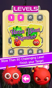 Hexa Blast Monster Link-Puzzle游戲截圖4