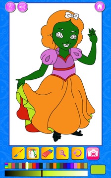 Fairy Tale Coloring Book游戲截圖4