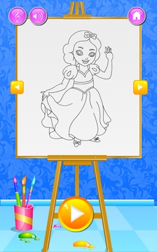 Fairy Tale Coloring Book游戲截圖3