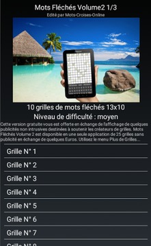 Mots Fléchés Gratuits Vol2 3/3游戲截圖1