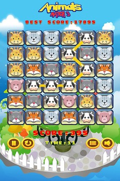Cute Animal Match 3游戲截圖4