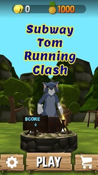 Subway Tom Running Clash游戲截圖1