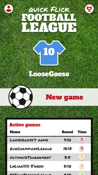 Quick Flick Football League游戲截圖1