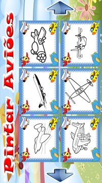 Pintar Avi?es - 48 Pra Colorir游戲截圖4