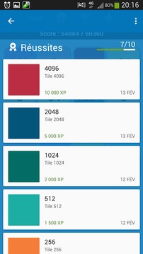 2048 Puzzle game (no Ads)游戲截圖3