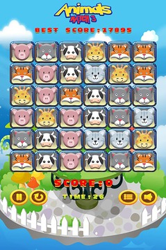 Cute Animal Match 3游戲截圖2