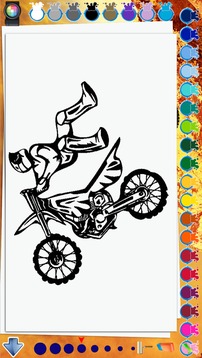 Pintar Motos - 48 Pra Colorir游戲截圖3