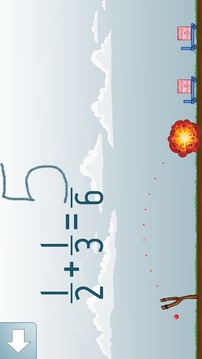 Adding Fractions Math Game游戲截圖1