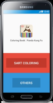 Coloring Book : Panda Kung Fu游戏截图1