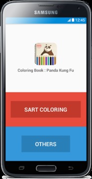 Coloring Book : Panda Kung Fu游戲截圖1