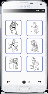 Coloring Book For Toy Story游戲截圖3