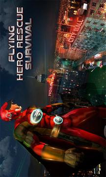 Flying Hero Rescue Survival 3D游戲截圖1