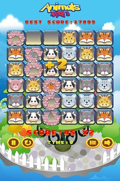 Cute Animal Match 3游戲截圖3