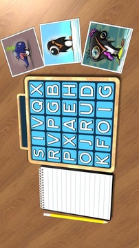 Wordsearch Revealer Penguins游戲截圖3