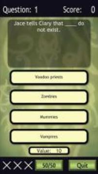 Mortal Instruments Trivia游戲截圖2