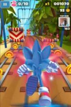 Subway Super Sonic Run游戲截圖2