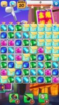 Shiny Jewels Match 3游戲截圖5
