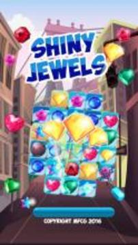 Shiny Jewels Match 3游戲截圖1