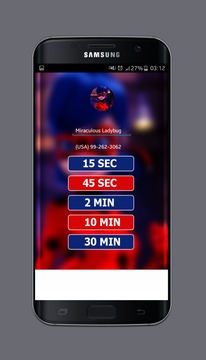 Fake Call Miraculous Ladybug游戲截圖4