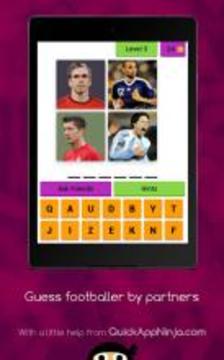 Guess footballer by partners游戲截圖5