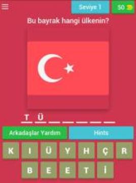 ülke Bayraklar? Testi游戲截圖4