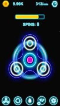 Fidget Spinner Néon Glow Online游戲截圖1