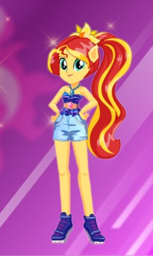 Dress Up Sunset Shimmer游戲截圖2