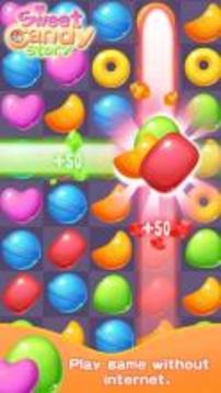 Sweet Candy Story - Free Match-3 Game游戲截圖5
