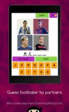 Guess footballer by partners游戲截圖2