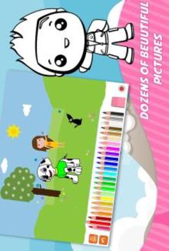 Patrol Puppy Coloring Book Game for Kids游戲截圖3