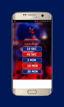 Fake Call Miraculous Ladybug游戲截圖3