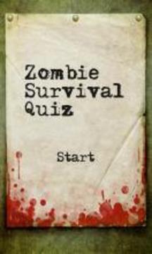 Zombie Survival Quiz游戲截圖1