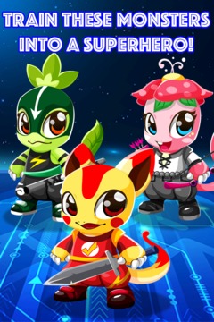 POCKET MONSTERS超級英雄PET游戲截圖1
