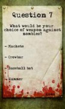 Zombie Survival Quiz游戲截圖2